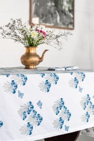 Blue Jackfruit Tablecloths & Napkin Sets